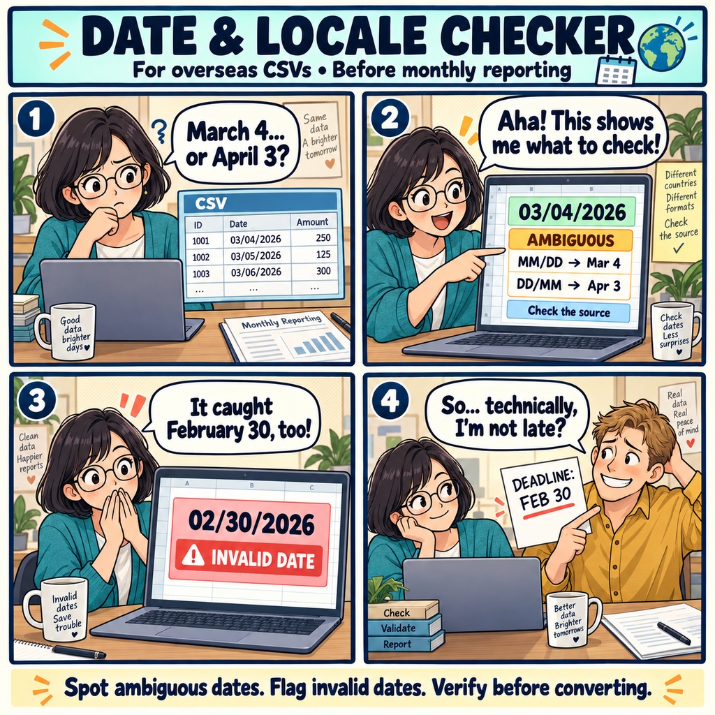 日付解釈・地域設定 あいまい検査表 / Ambiguity Checklist for Date Interpretation and Regional Settings