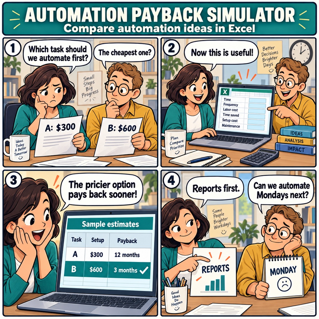 自動化投資 回収時間シミュレーター / Automation Investment Payback Period Simulator