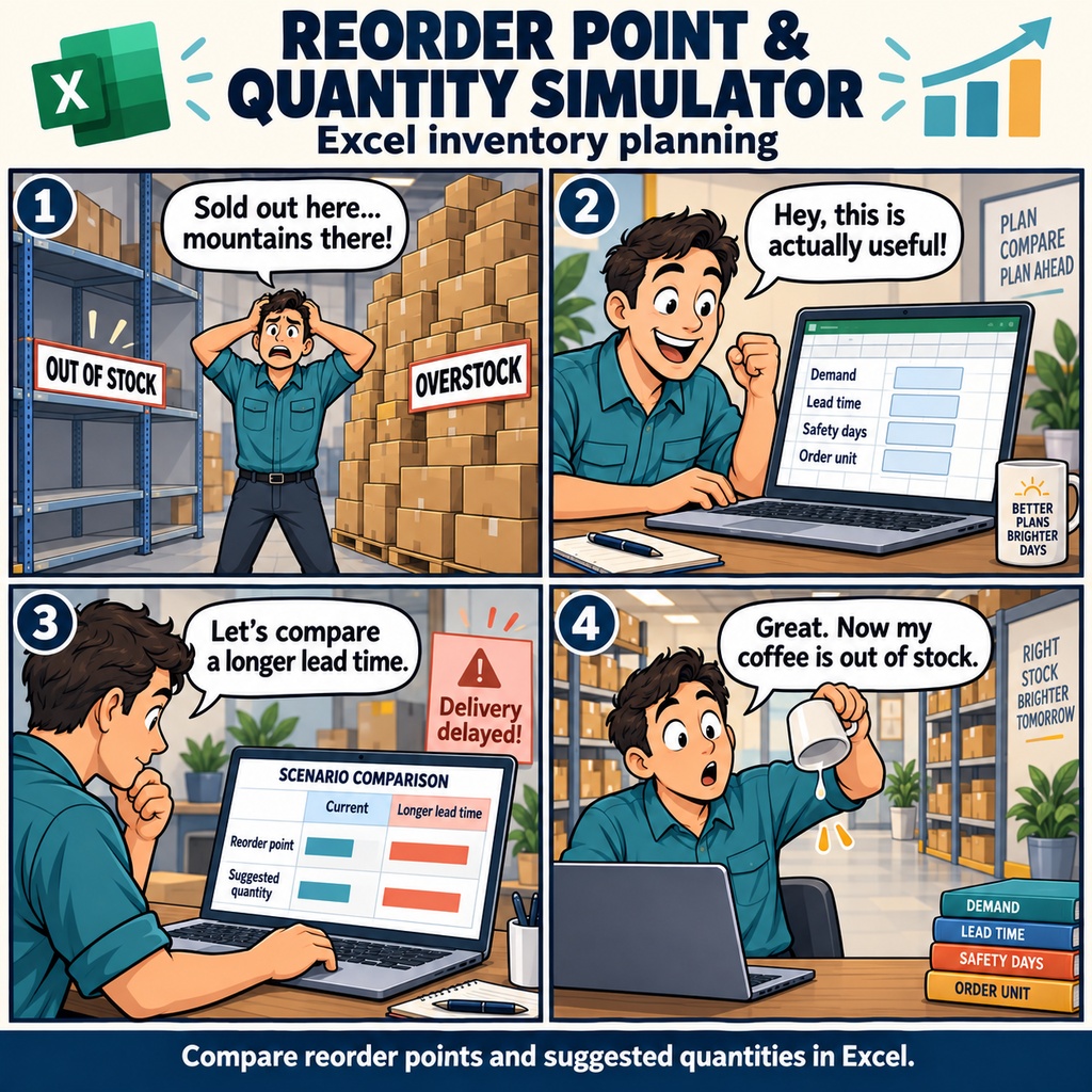 発注点・発注量 シミュレーター / Reorder Point and Order Quantity Simulator