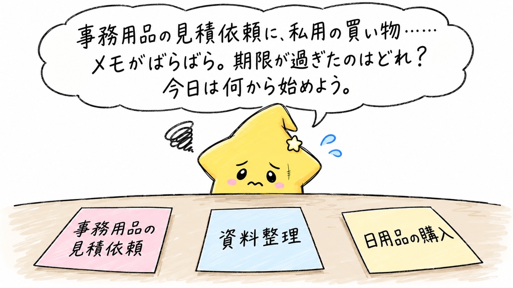 仕事と私用のToDo管理｜タスクの期限・残日数・期限超過・完了率 Excel