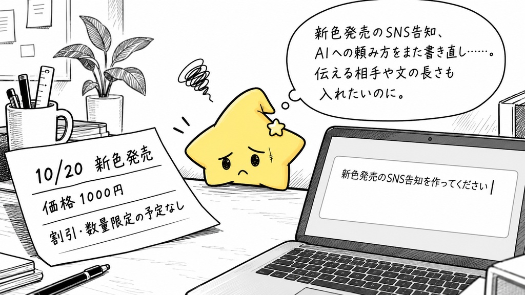 SNS投稿・返信の草案作成用AIプロンプト50選|告知文・紹介文・推敲 PDF