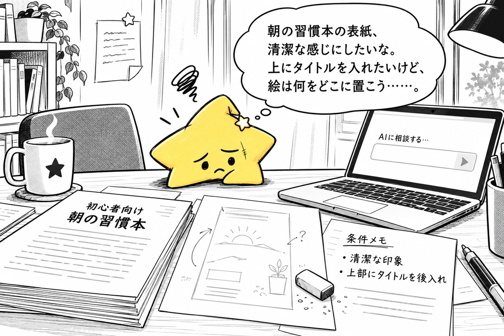電子書籍の表紙イメージ検討用AIプロンプト50選|印象・モチーフ・配色・構図・文字余白・案の絞込み PDF