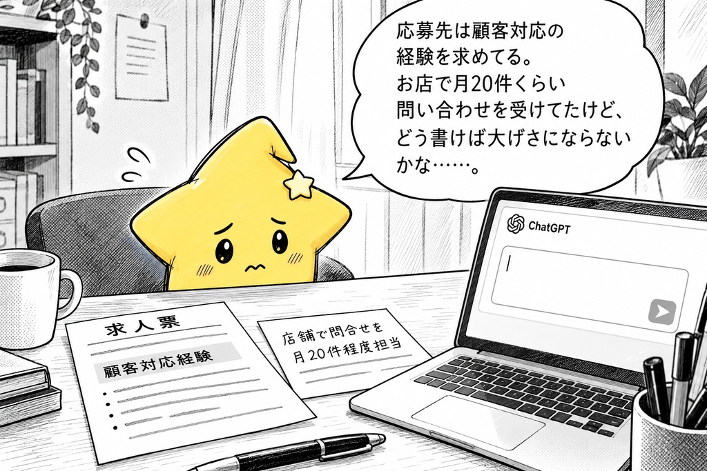 応募先に合わせた職務経歴整理のAIプロンプト50選｜求人条件・経験の対応・応募欄の草案 PDF