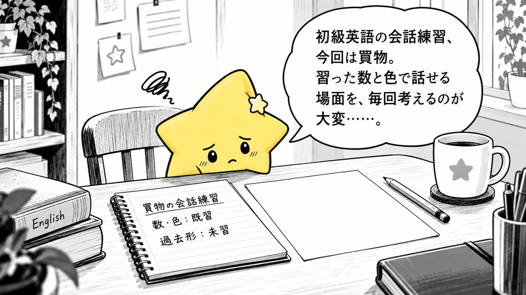 語学講師の会話練習準備用AIプロンプト50選｜場面設定・役割カード・発話例・条件変更・振返り質問 PDF