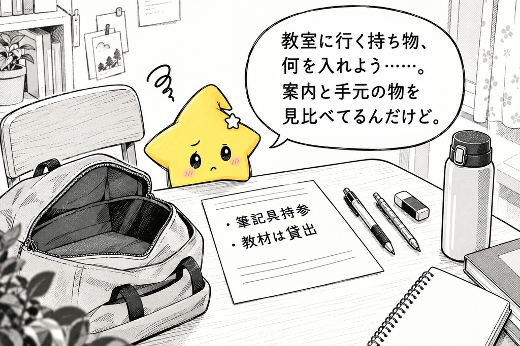 外出前の持ち物整理｜必須品・借りられる物・重複・出発前確認のAIプロンプト50選 PDF