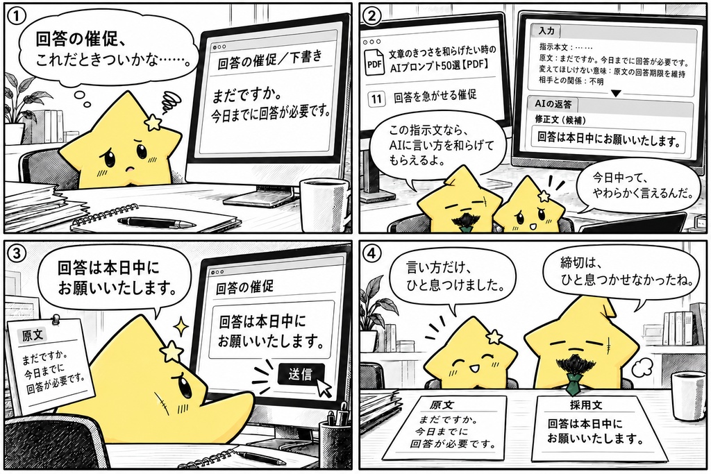 文章の語調調整|AIプロンプト50選 PDF