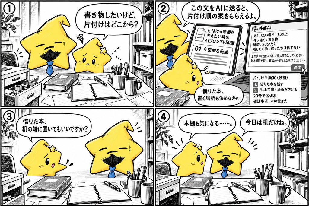 片付けの順番|AIプロンプト50選 PDF