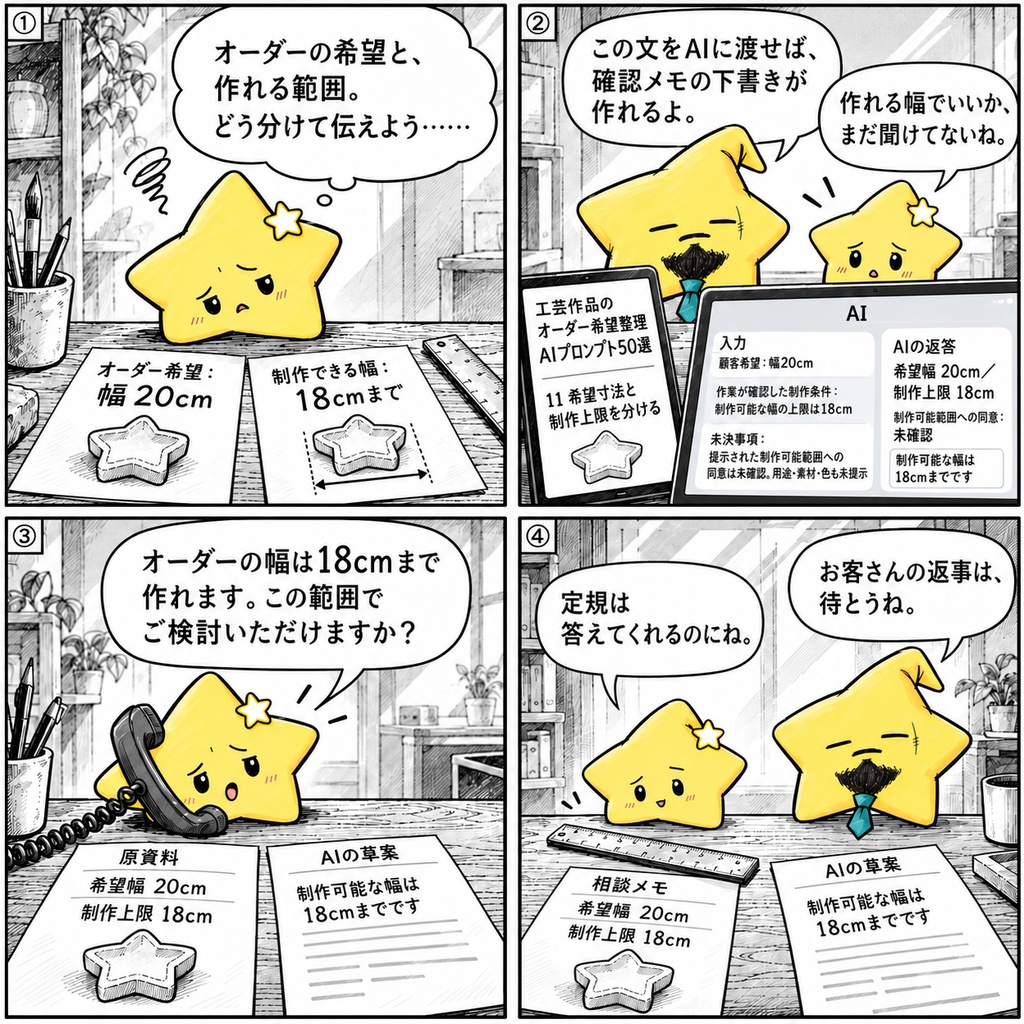 工芸の注文希望整理|希望・制作条件 PDF