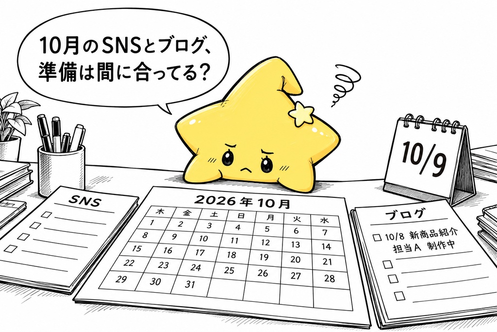 SNS・ブログ投稿管理｜予定・準備 Excel