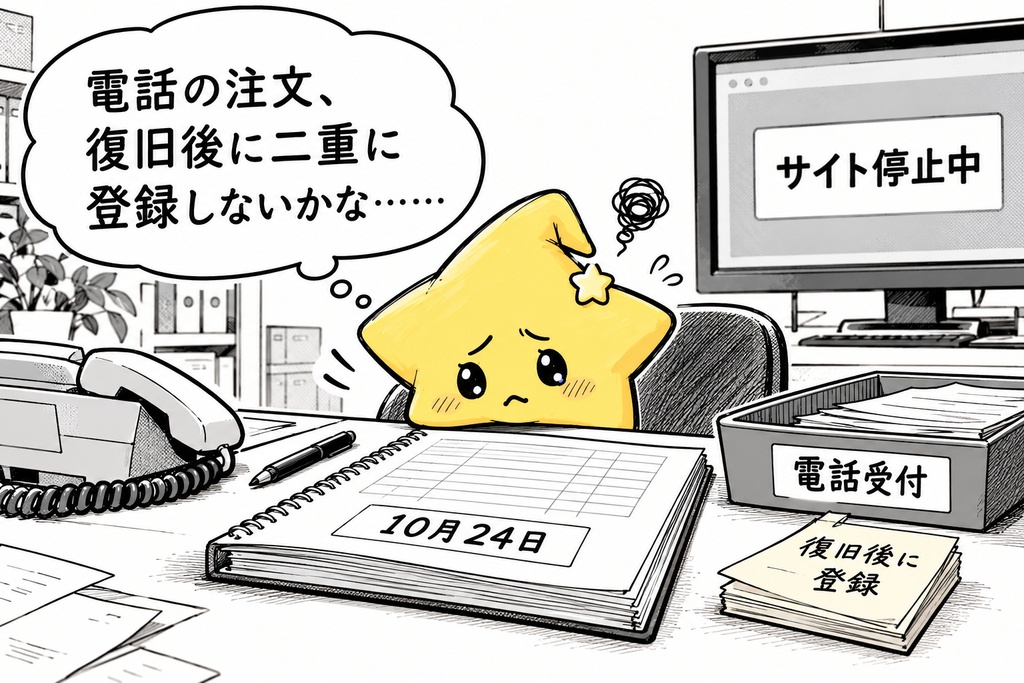 仮受注と本登録の照合｜注文番号 Excel