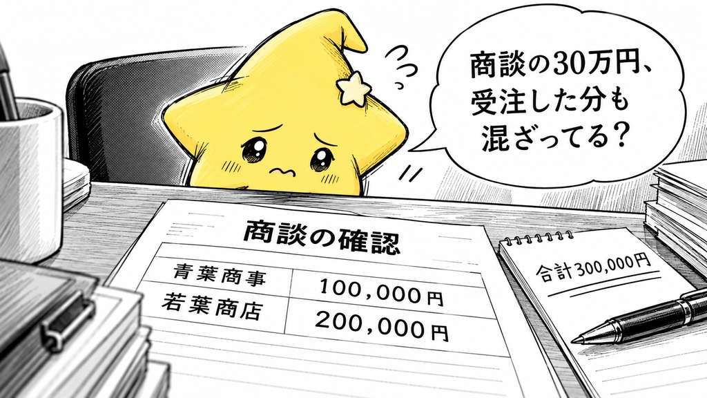 商談段階別集計|件数・既知見積額 Excel