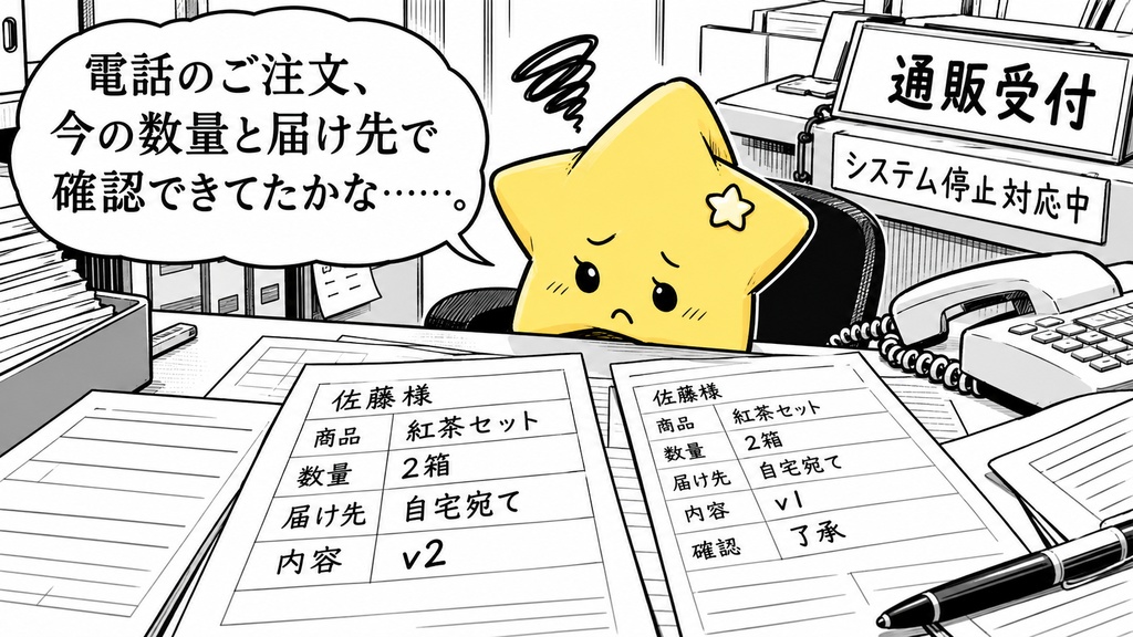 代替注文の確認管理|回答・版照合 Excel