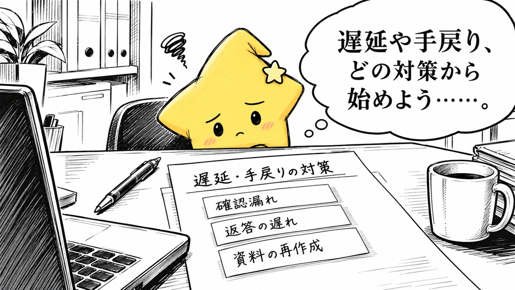 業務リスク比較|対策前後の整理点 Excel