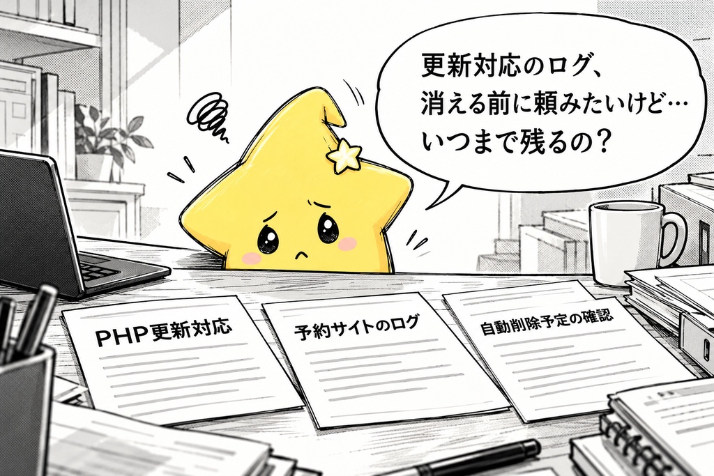 ログ期限の確認｜残時間・完了報告 Excel
