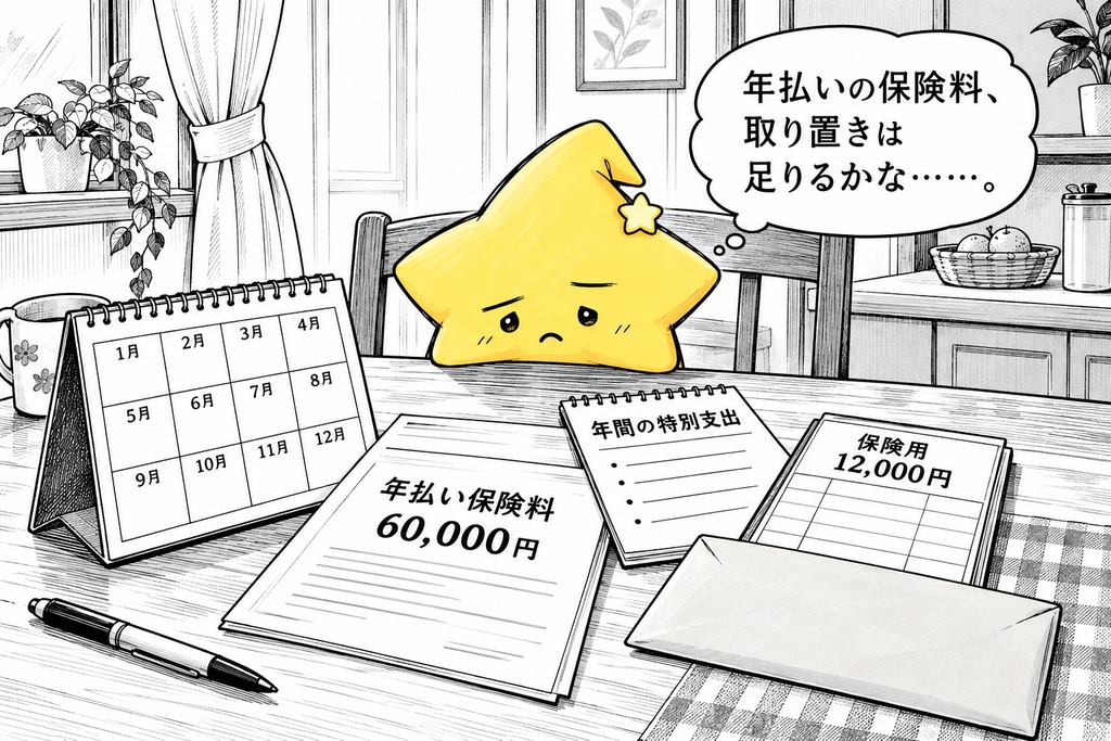 家計の特別支出｜積立目安 Excel