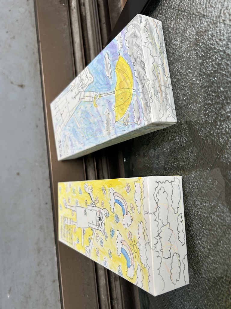 ドローイング、箱