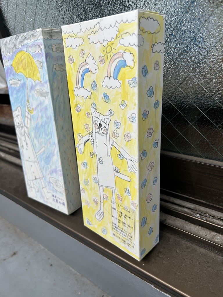 ドローイング、箱