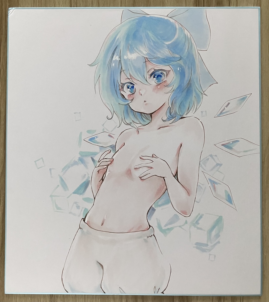 チルノちゃんドロワ大色紙