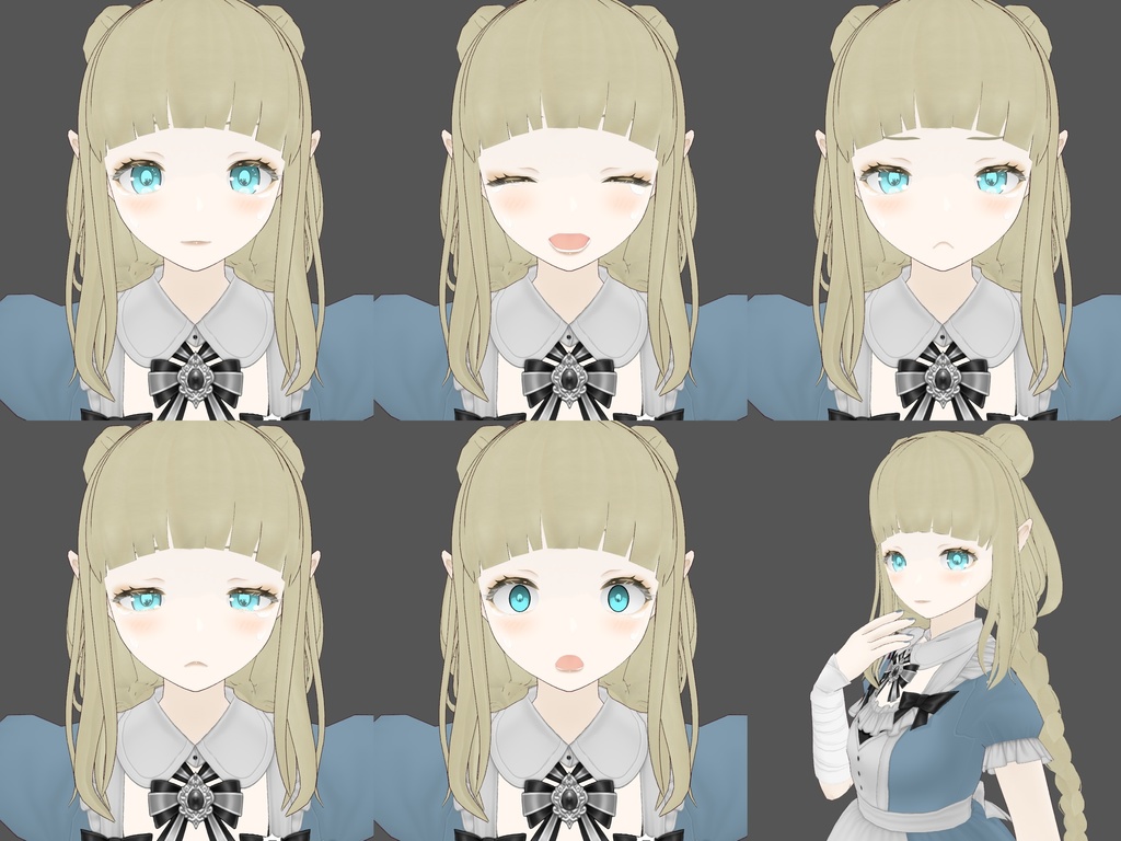 【無料】泣き虫アリスのシエルちゃん 【VRM】