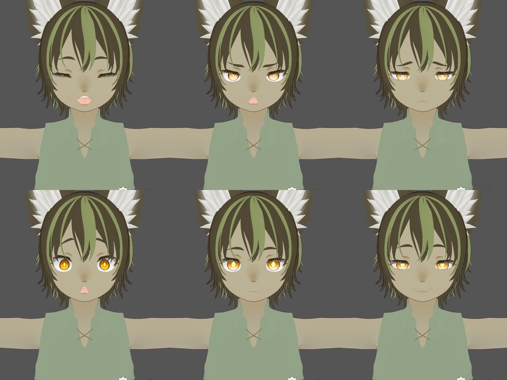 獣人村の双子 テォ&ラゥ【VRM】