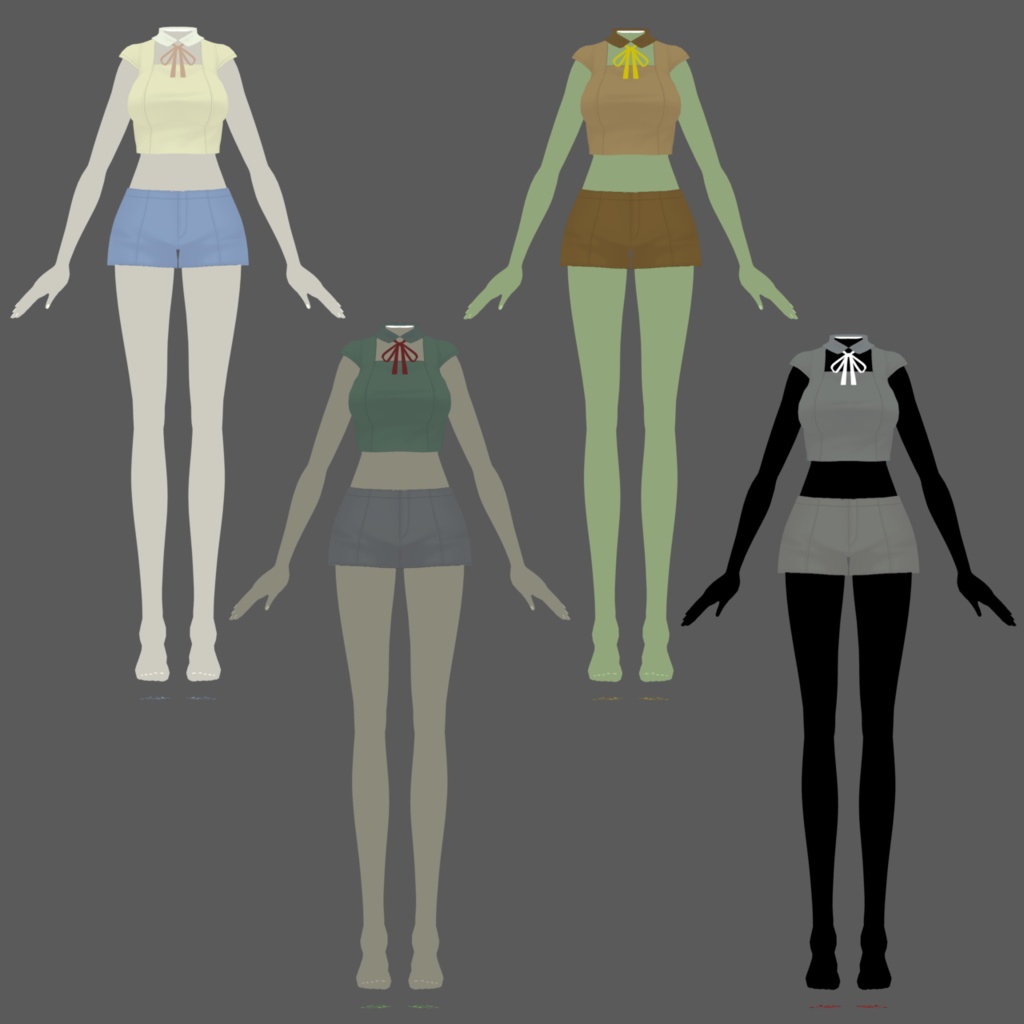 お手軽異形頭 デュラ面【VRM】