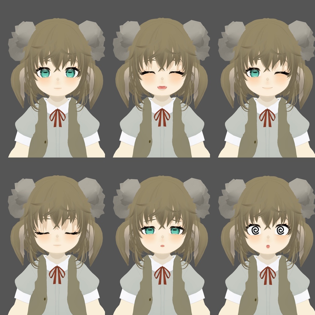 羊と狼のハーフ シプルフ(Seeplf) VRM