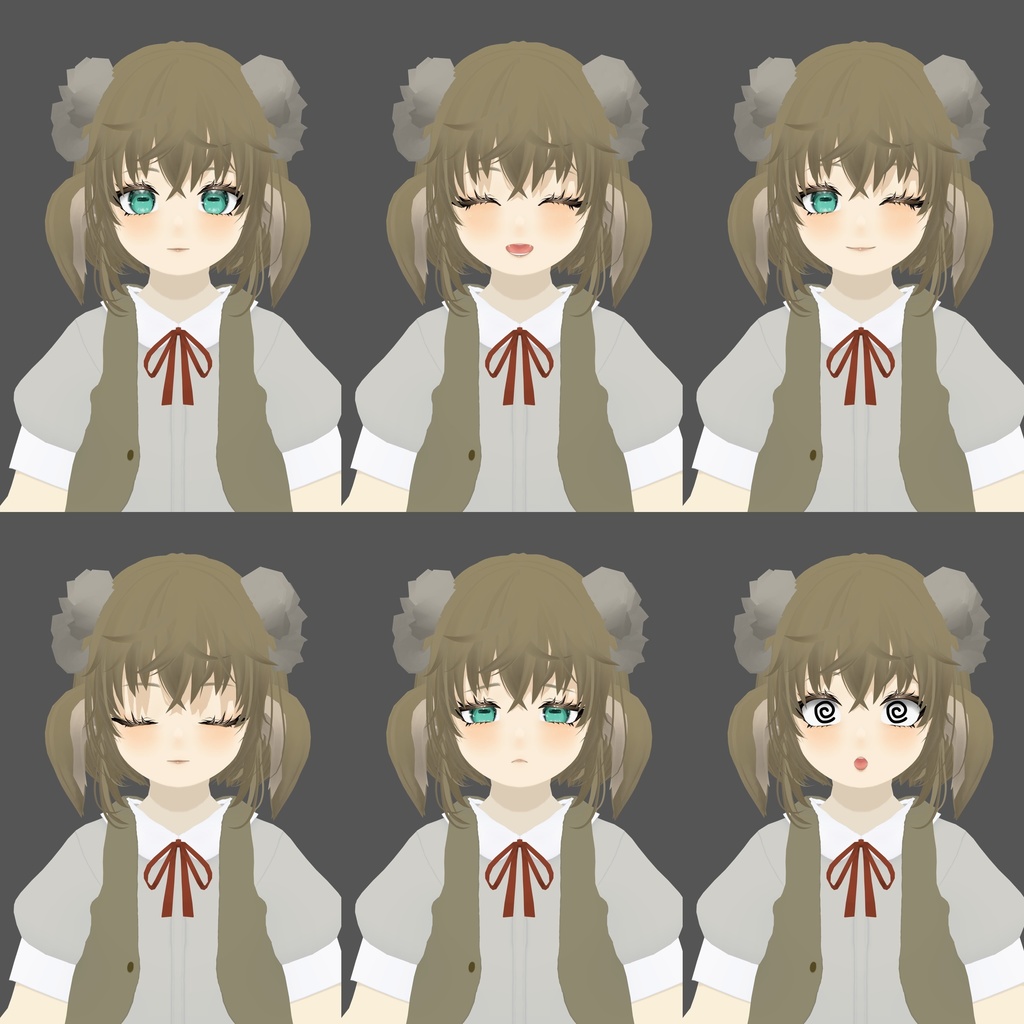 羊と狼のハーフ シプルフ(Seeplf) VRM