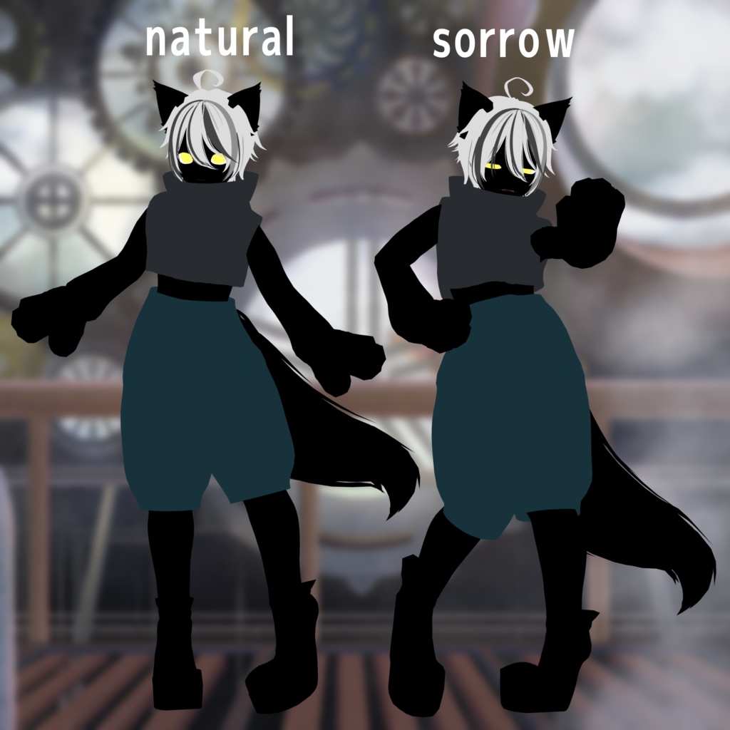 【VRM】リカラーキャット リレオン 【VRoid製】