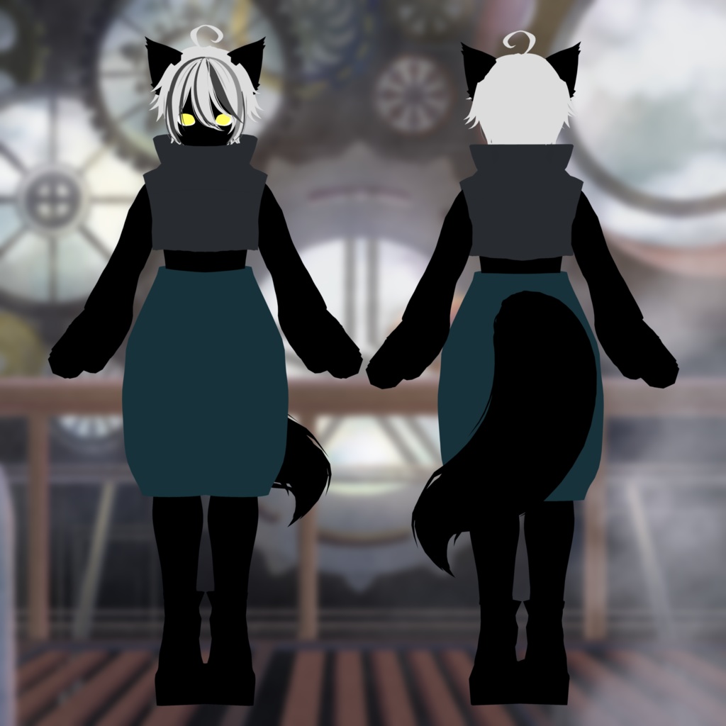 【VRM】リカラーキャット リレオン 【VRoid製】