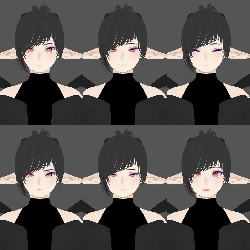 闇夜に溶け込む帯使い ルーク【VRM】