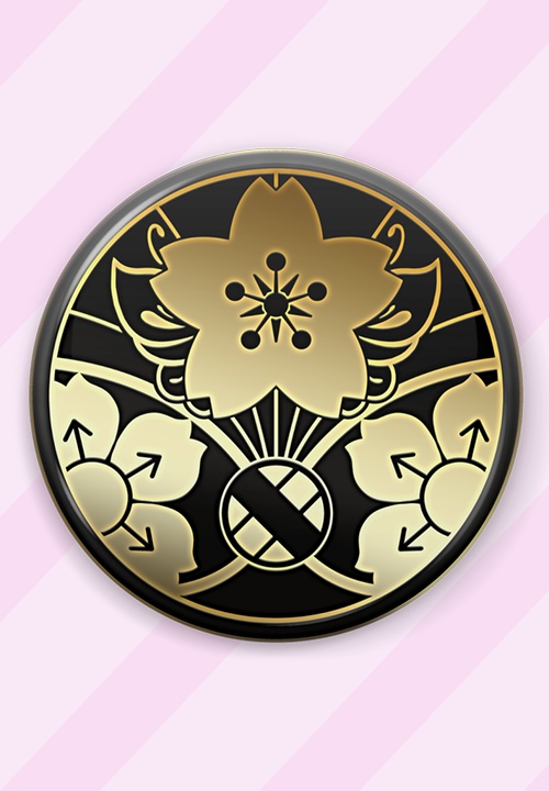 家紋缶バッチ