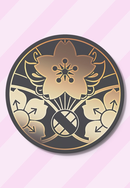 家紋コースター