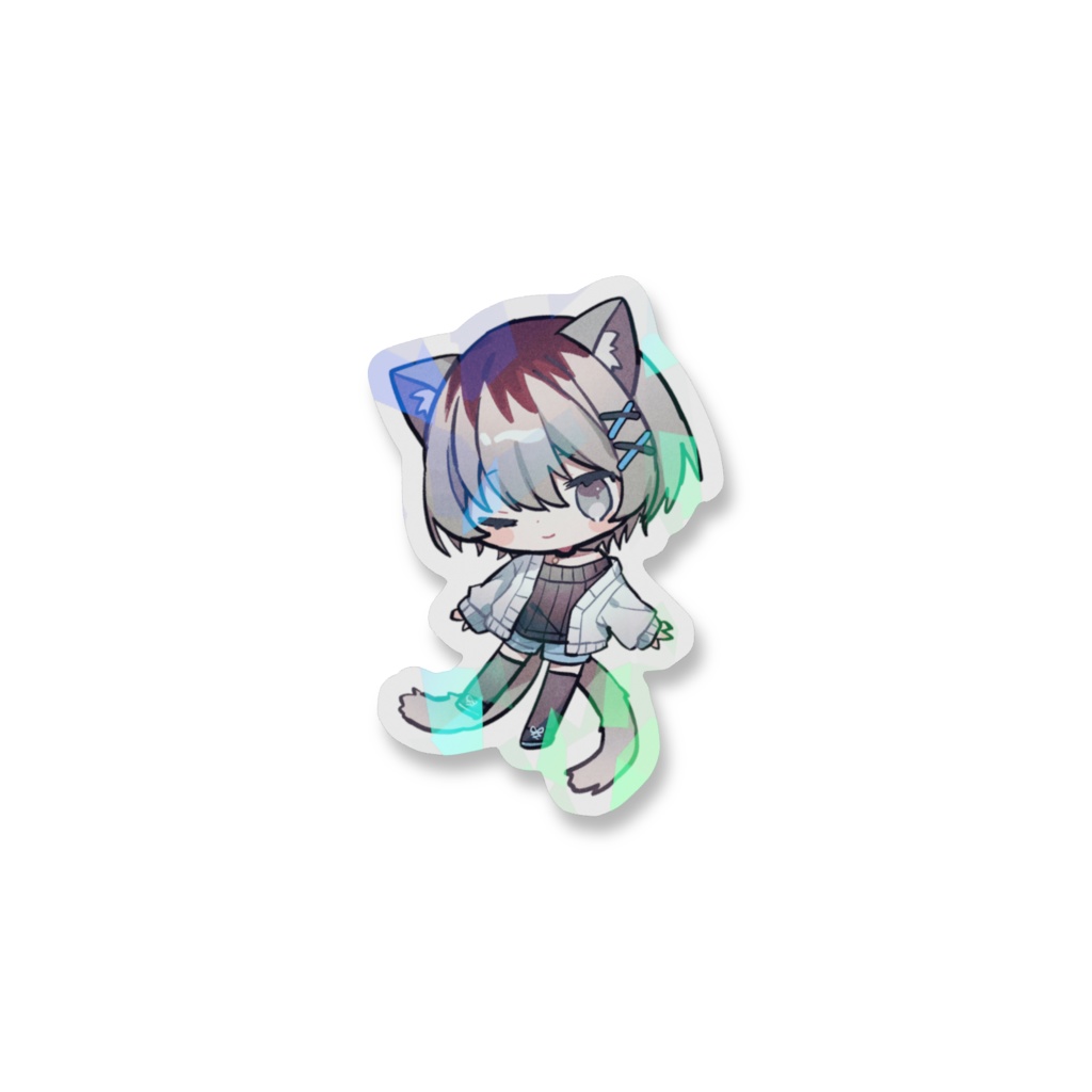 新衣装 ホログラステッカー