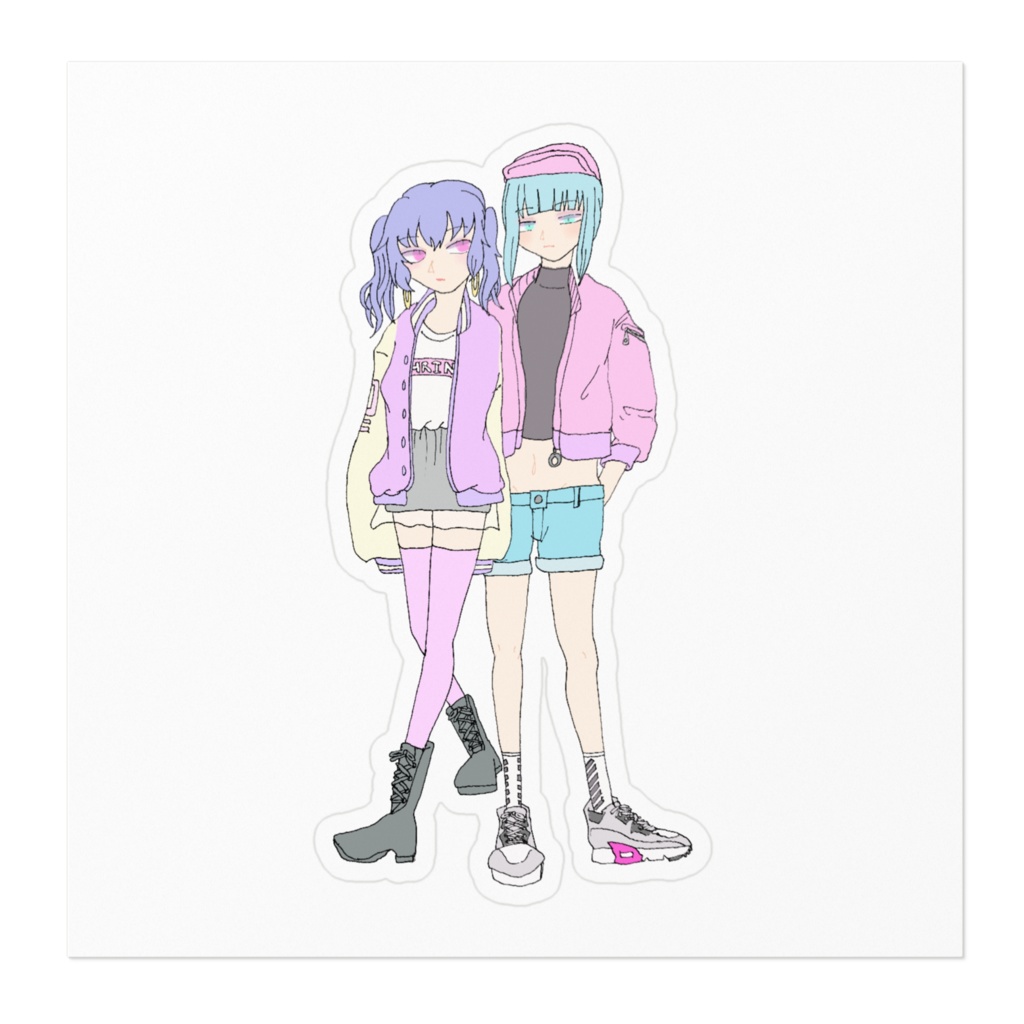 ゆみゆずステッカー