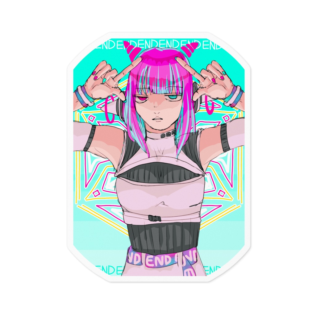 えんどちゃんステッカー