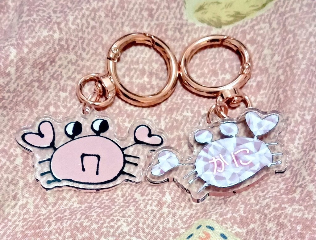 【アクリルキーホルダー】かにアクキー