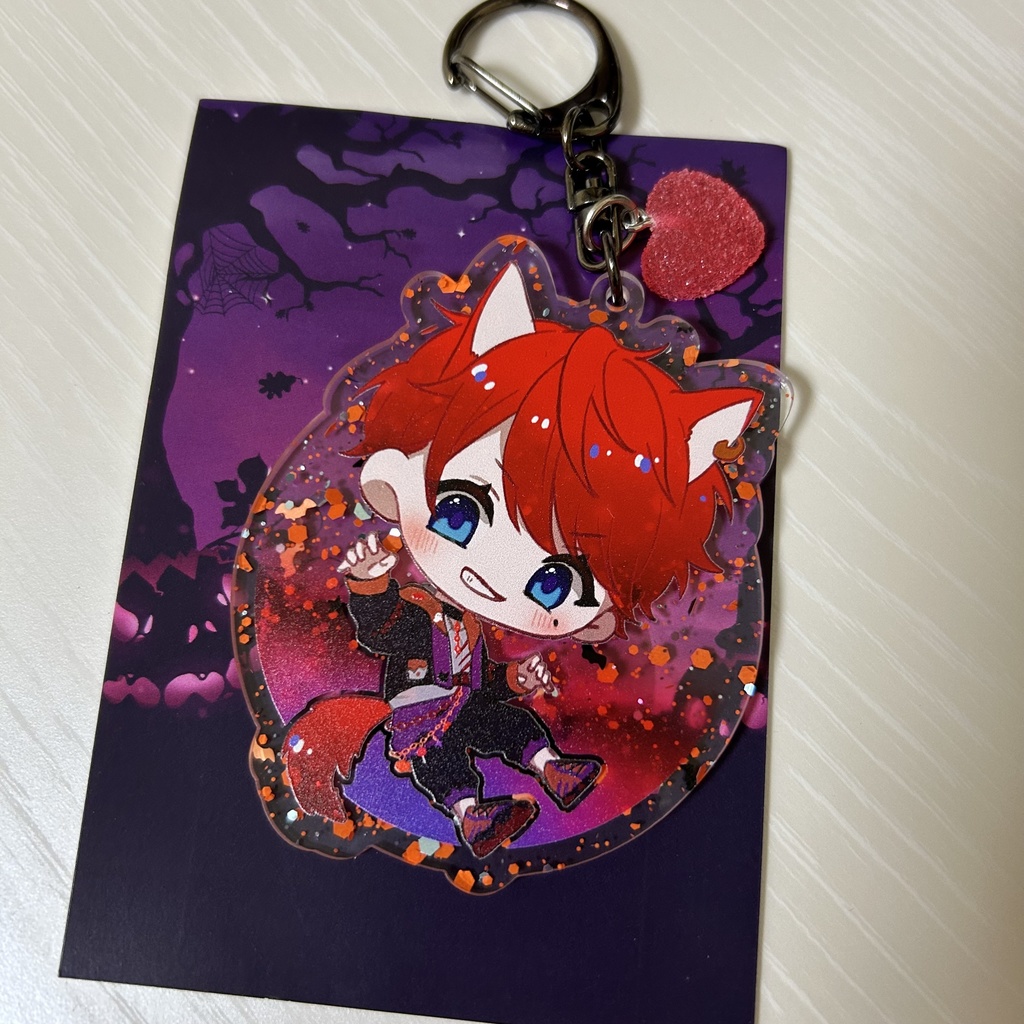 アクリルキーホルダー🐺❤️