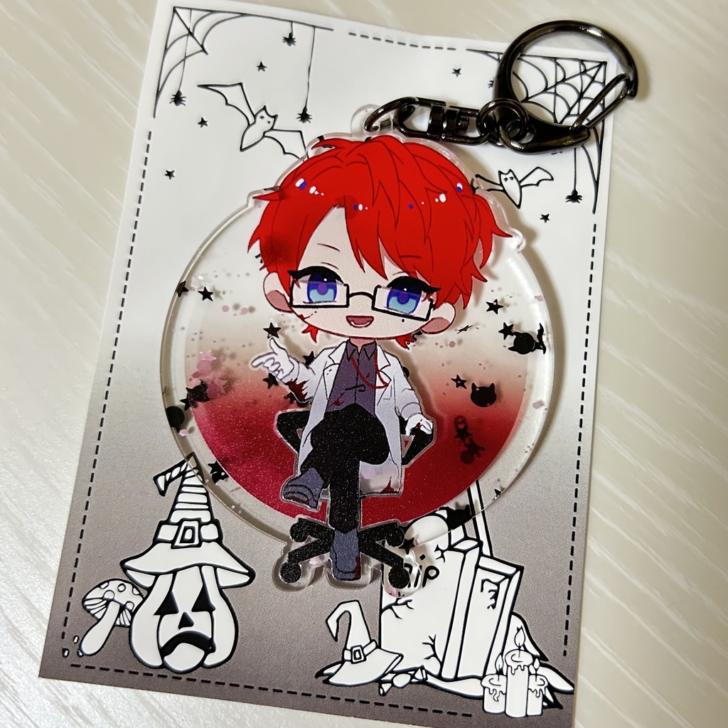 アクリルキーホルダー💉