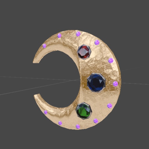 Crescent Moon Hairpin -三日月のヘアピン