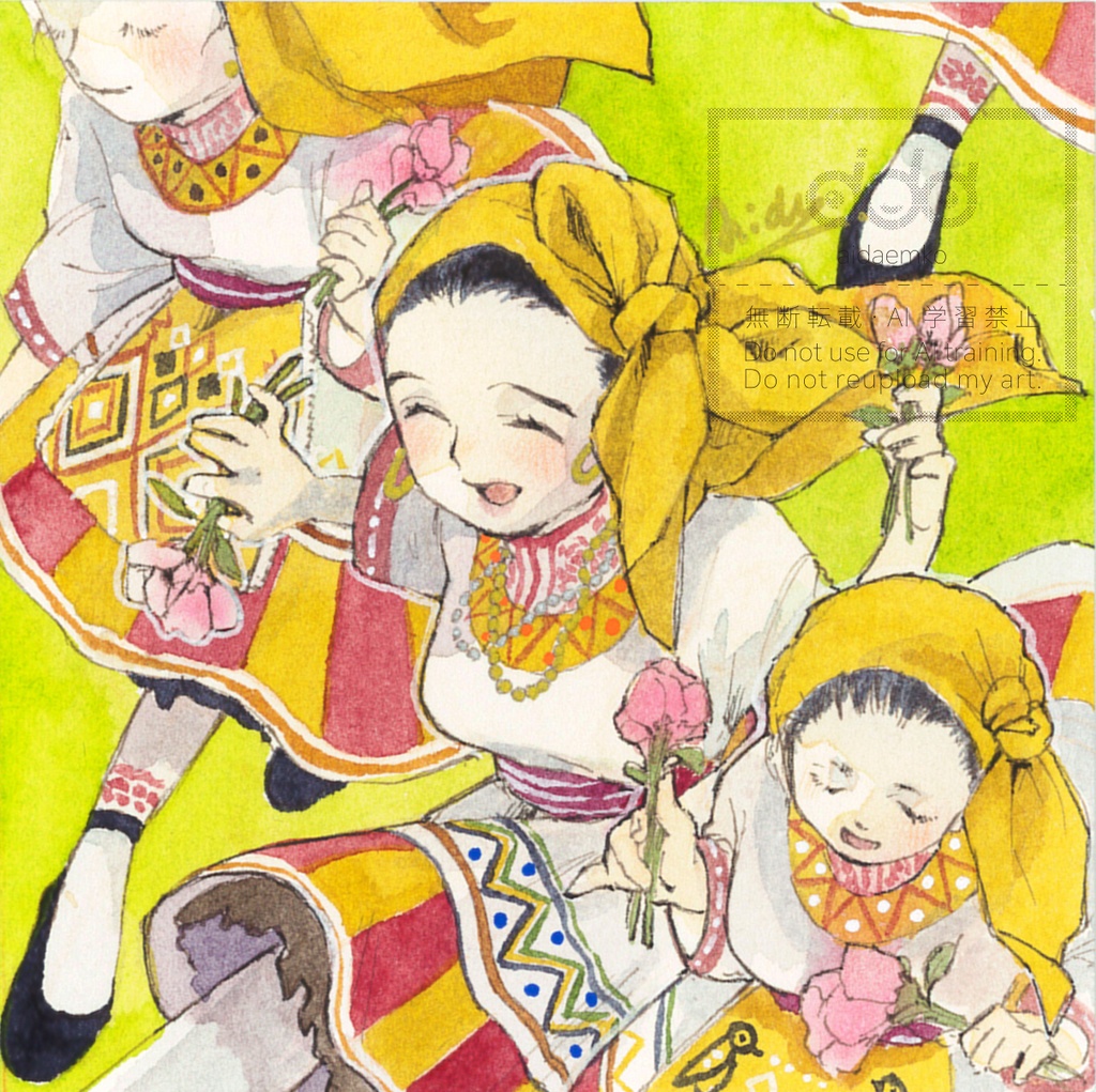 オリジナル原画「６月の祝祭」
