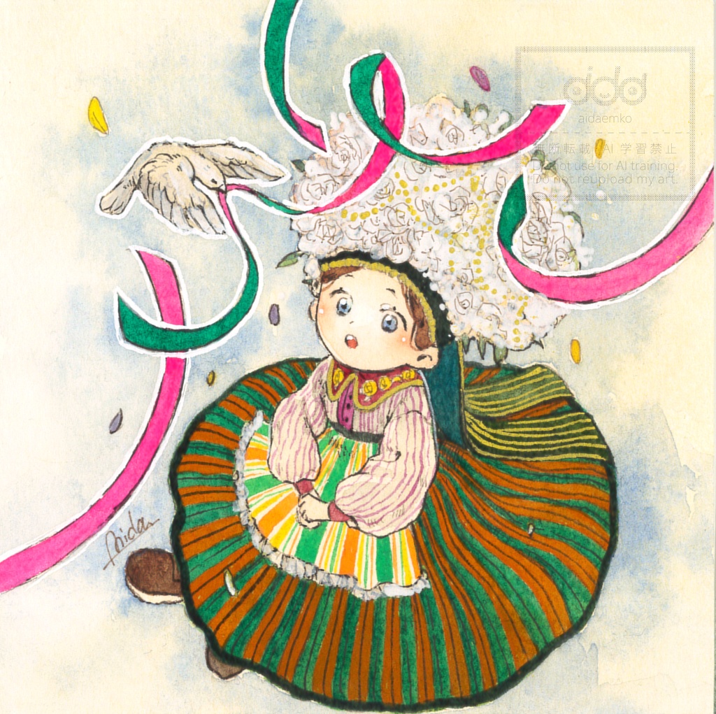 オリジナル原画「晴れの日」