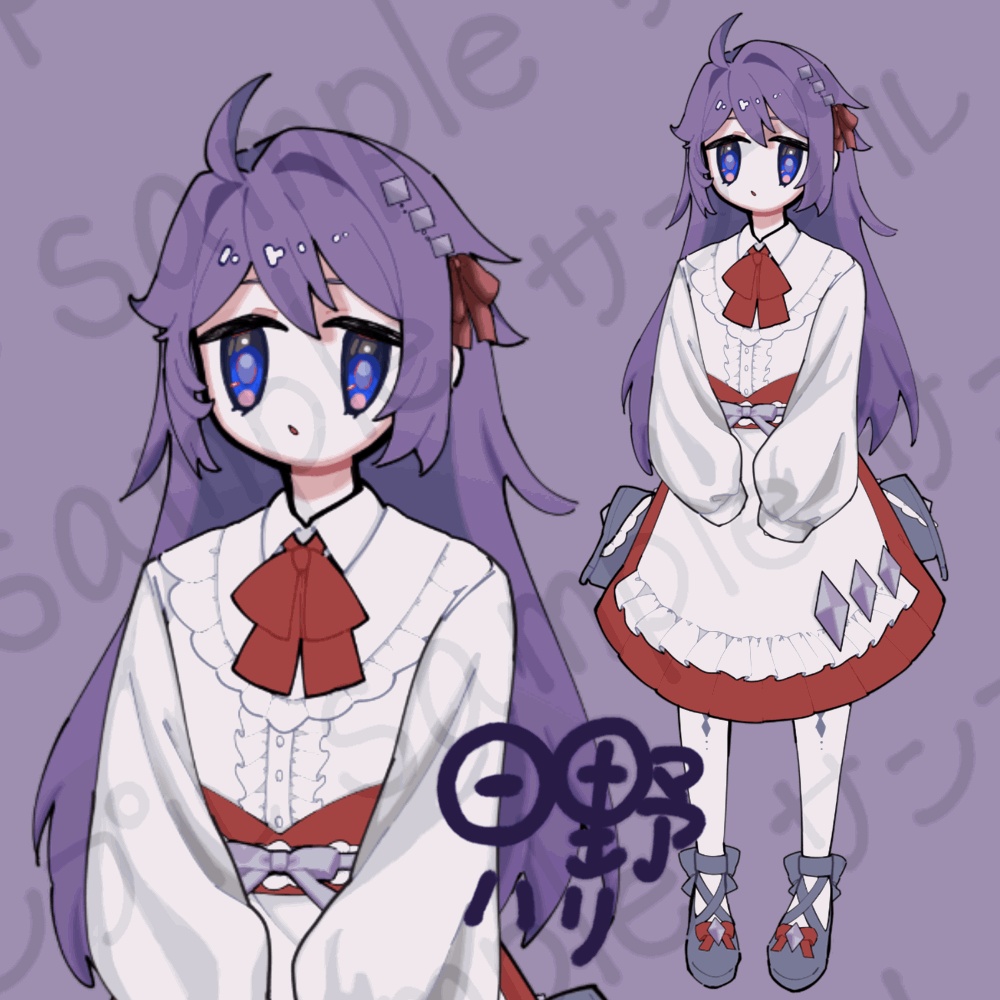 【無料素材あり】立ち絵素材_全身_少女_gif素材_女性