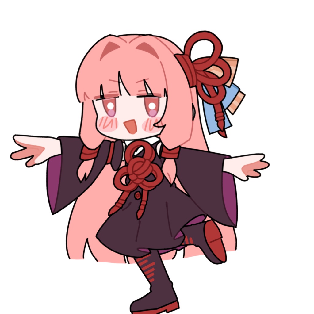 踊る琴葉茜_GIF_立ち絵素材