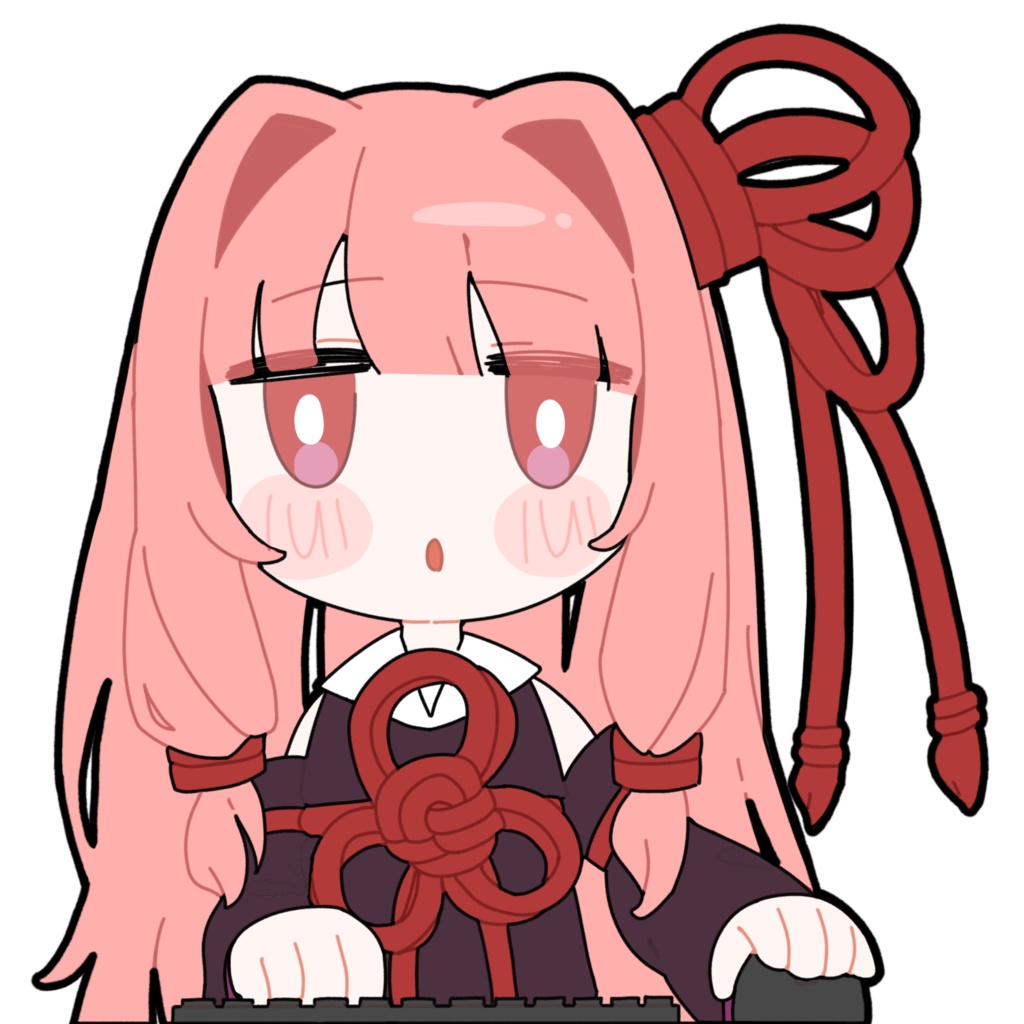 キーボードとマウスを持つ琴葉茜