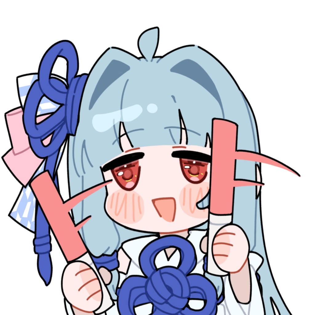 ペンライトを振って応援する葵ちゃん