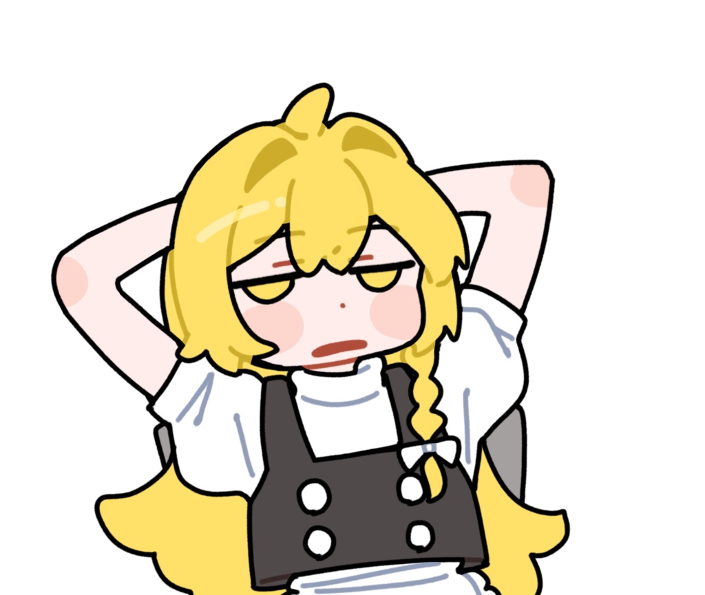 やばくねーよ★魔理沙_クロマキーMP4素材_透過PNG