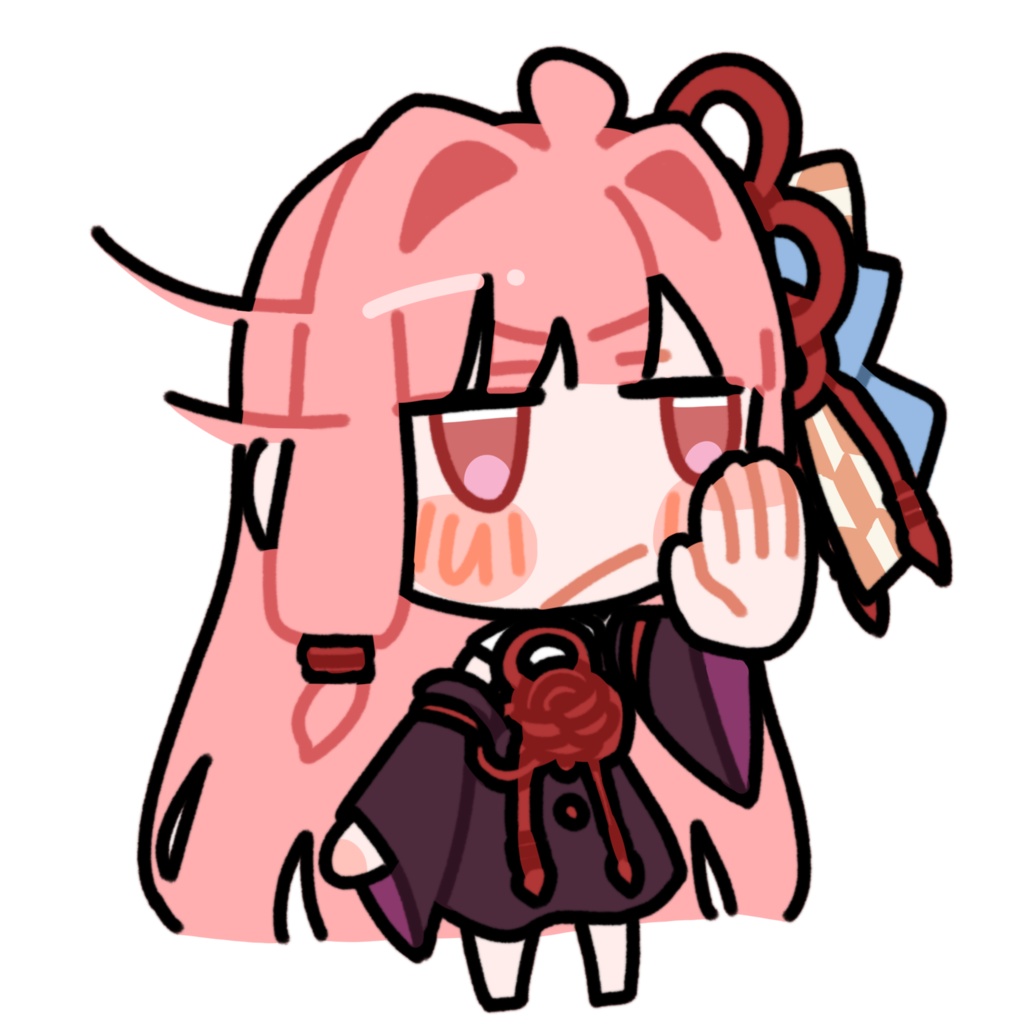 全力拒否な琴葉茜_GIF_立ち絵