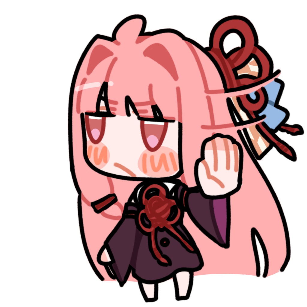 全力拒否な琴葉茜_GIF_立ち絵