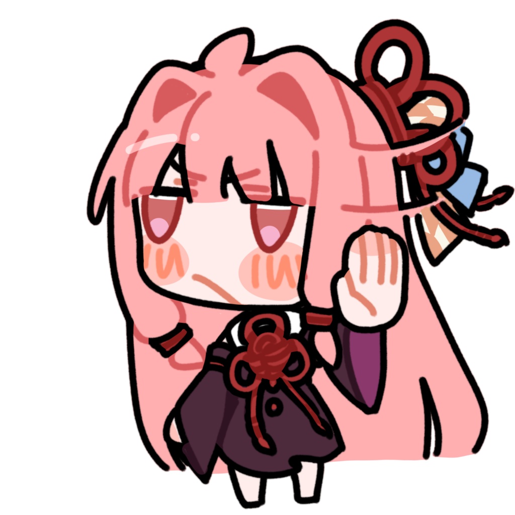 全力拒否な琴葉茜_GIF_立ち絵