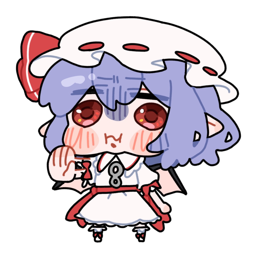 嫌がるレミリア_GIF_ミニキャラ